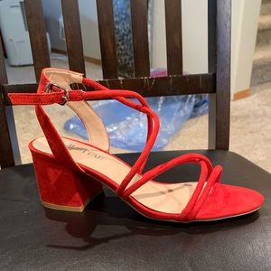 Addison Low Block Heels
